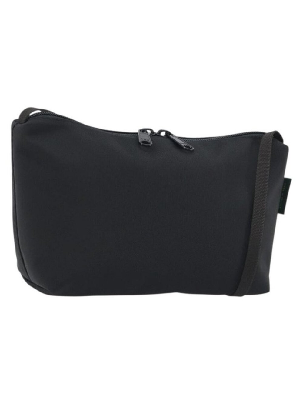 Authentic Herve Chapelier Shoulder Bag Canvas Black